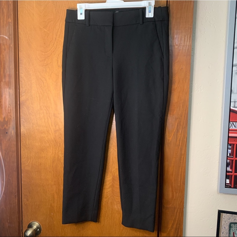 J Crew size 8P black slacks